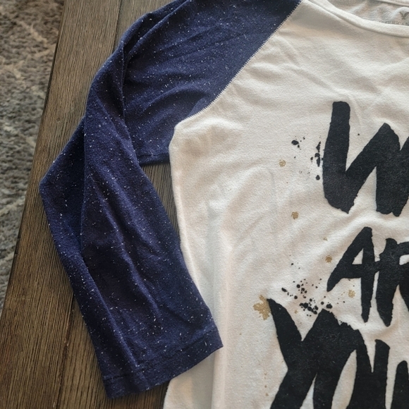2/$20 American Eagle We Are Young Baseball T Shirt S - Picture 3 of 9